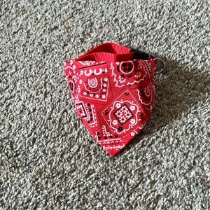 Dog/cat collar with bandana